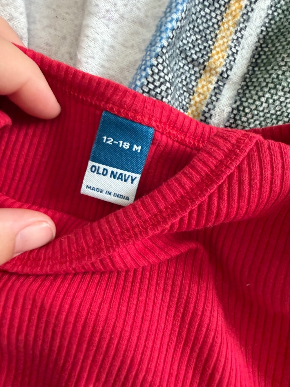 Red Long Sleeve Onesie